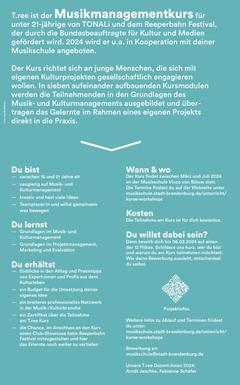 Infoflyer mit Informationen zum t-ree-Workshop