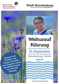 Das Plakat zum Konzert