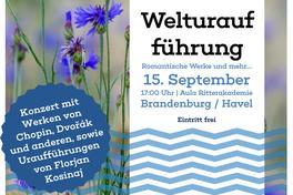Das Plakat zum Konzert