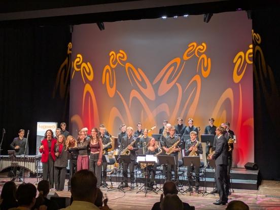 Das LaJJazzO Junior zusammen mit den Young Voices Brandenburg