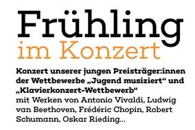Die Einladung zum Konzert im Frühling