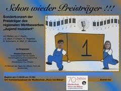 Plakat Preisträgerkonzert