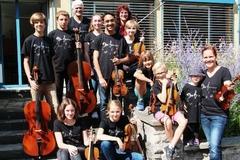 Das Orchester-Nachwuchs-Streichensemble Gruppenbild DasOrchester