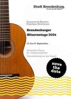 Flyer mit Gitarre
