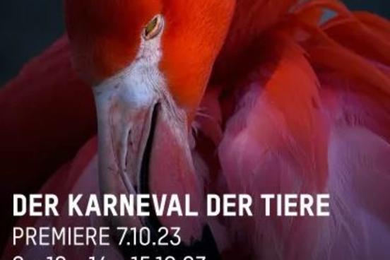Plakat der Produktion Der Karneval der Tiere