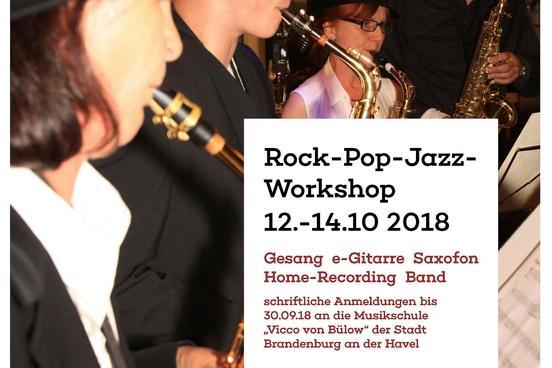 Rock Pop Jazz - Workshops im Oktober -Anmeldefrist verlängert!