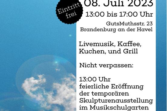 Plakat des Sommerfest 8. Juli 2023