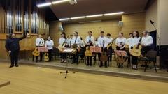 Das Gitarrenorchester des Konservatoriums Ĉeské Budêjovice