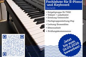 Ausschreibung Keyboard und E-Piano