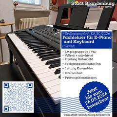 Ausschreibung Keyboard und E-Piano